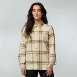 Damen Fjällräven Hemden^ÖVIK LITE FLANNEL SHIRT W Damen - Flanellhemd