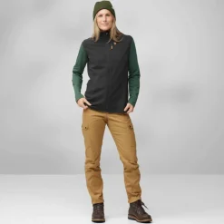 Damen Fjällräven Outdoorjacken^ÖVIK LITE FLEECE VEST W Damen - Fleeceweste