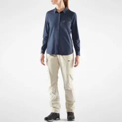 ÖVIK LITE SHIRT LS W Damen - Outdoor Bluse Damen Hemden