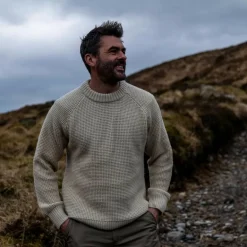 Best ÖVIK WAFFLE KNIT M Herren - Wollpullover Herren Pullover Und Fleecepullover