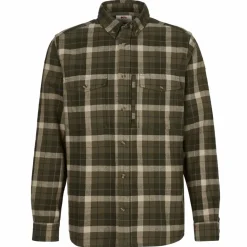 Herren Fjällräven Hemden^VÄRMLAND HEAVY FLANNEL SHIRT M Herren - Flanellhemd