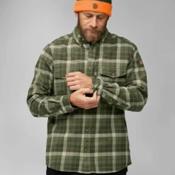 Herren Fjällräven Hemden^VÄRMLAND HEAVY FLANNEL SHIRT M Herren - Flanellhemd