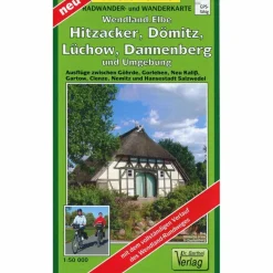 Online FLUSSLANDSCHAFT ELBE, HITZACKER, DÖMITZ - Wanderkarte Fahrradkarten|Wanderkarten Und Winterkarten