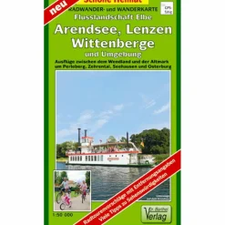 Online FLUSSLANDSCHAFT ELBE, WITTENBERGE Fahrradkarten|Wanderkarten Und Winterkarten