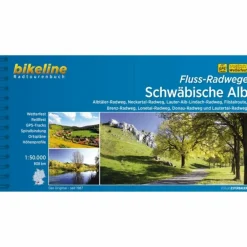 Radwanderführer Und Mountainbikeführer^FLUSS-RADWEGE SCHWÄBISCHE ALB 1 : 50 000 - Radwanderführer