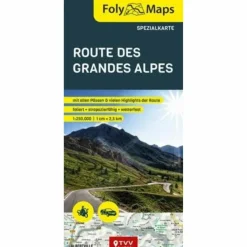 Discount FOLYMAPS ROUTE DES GRANDES ALPES SPEZIALKARTE - Straßenkarte Straßenkarten|Straßenkarten