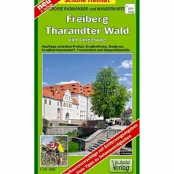 Fahrradkarten|Wanderkarten Und Winterkarten^FREIBERG THARANDTER WALD UND UMGEBUNG - Wanderkarte