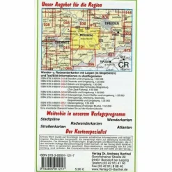 Fahrradkarten|Wanderkarten Und Winterkarten^FREIBERG THARANDTER WALD UND UMGEBUNG - Wanderkarte