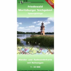 Wanderkarten Und Winterkarten|Wanderkarten Und Winterkarten^FRIEDEWALD MORITZBURGER TEICHGEBIETE - Wanderkarte