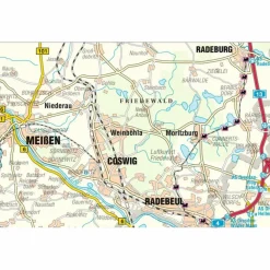 Wanderkarten Und Winterkarten|Wanderkarten Und Winterkarten^FRIEDEWALD MORITZBURGER TEICHGEBIETE - Wanderkarte