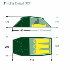 Discount ERRIGAL 3 XT - Tunnelzelt 3-Personen-Zelte|3-Jahreszeiten-Zelte
