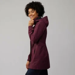 HAGBY COAT Damen - Regenmantel Damen Outdoorjacken