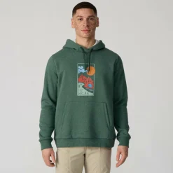 Herren FRILUFTS Pullover Und Fleecepullover^OMAUI PRINTED HOODY Herren - Hoodie