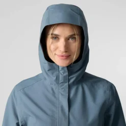 Best SAKATA HOODED JACKET Damen - Regenjacke Damen Outdoorjacken