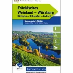 Fahrradkarten|Wanderkarten Und Winterkarten^FRÄNKISCHES WEINLAND - WÜRZBURG NR. 56 OUTDOORKARTE - Karte