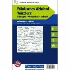 Fahrradkarten|Wanderkarten Und Winterkarten^FRÄNKISCHES WEINLAND - WÜRZBURG NR. 56 OUTDOORKARTE - Karte