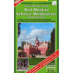New FÜRST-PÜCKLER-PARK BAD MUSKAU, SPREMBERG - Wanderkarte Fahrradkarten|Wanderkarten Und Winterkarten