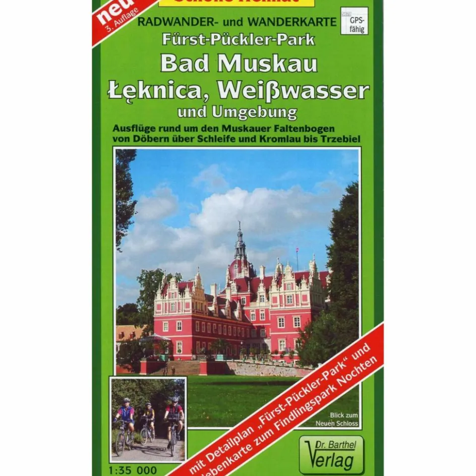 New FÜRST-PÜCKLER-PARK BAD MUSKAU, SPREMBERG - Wanderkarte Fahrradkarten|Wanderkarten Und Winterkarten