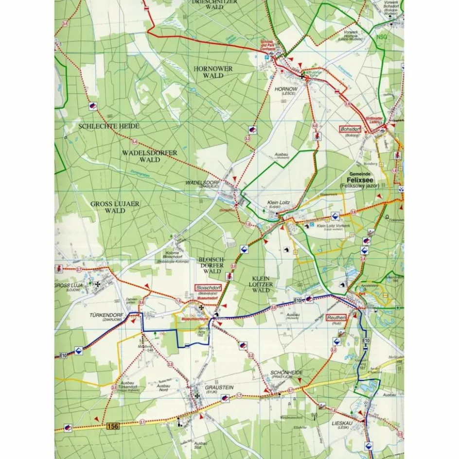 New FÜRST-PÜCKLER-PARK BAD MUSKAU, SPREMBERG - Wanderkarte Fahrradkarten|Wanderkarten Und Winterkarten