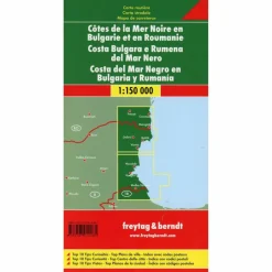 Best FUB BULGARISCH RUMÄNISCHE SCHWARZMEERKÜS - Straßenkarte Straßenkarten|Straßenkarten