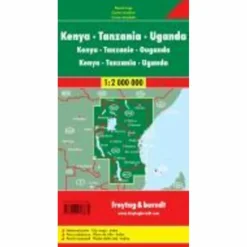 Straßenkarten|Straßenkarten^FUB KENYA - TANSANIA - UGANDA - Straßenkarte