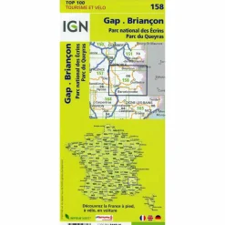 Hot GAP BRIANCON 1:100 000 - Karte Straßenkarten|Straßenkarten