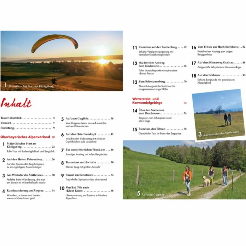 Reiseführer Mitteleuropa^GEMÜTLICHE WANDERUNGEN IN DEN BAYERISCHEN VORALPEN - Wanderführer