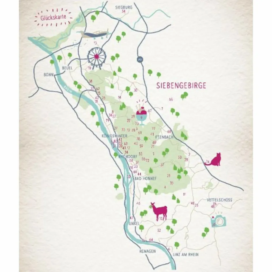 Reiseführer Deutschland^GLÜCKSORTE IM SIEBENGEBIRGE - Reiseführer