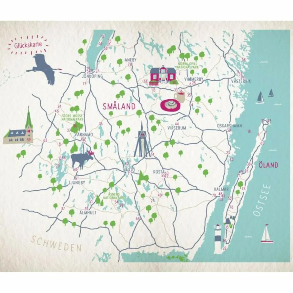 Outlet GLÜCKSORTE IN SMÅLAND - Reiseführer Reiseführer Nordeuropa