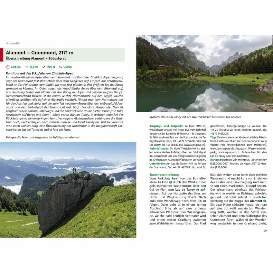 Hot GRATWANDERN SÜDSCHWEIZ - Wanderführer Wanderführer