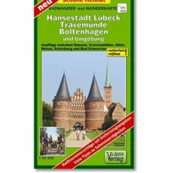 Fahrradkarten|Wanderkarten Und Winterkarten^HANSESTADT LÜBECK, TRAVEMÜNDE, BOLTENHAGEN - Wanderkarte