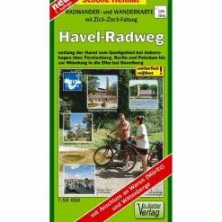 Outlet HAVEL-RADWEG 1 : 50 000 RADWANDERKARTE - Wanderkarte Fahrradkarten|Wanderkarten Und Winterkarten