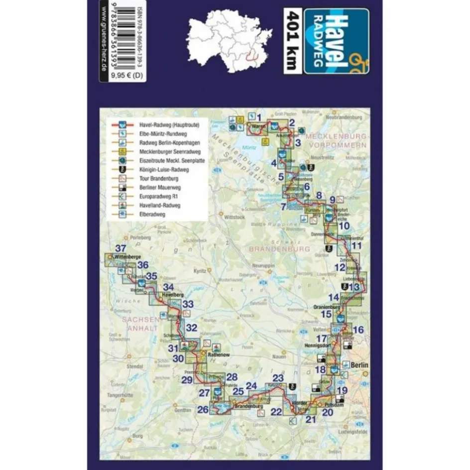 Online HAVEL-RADWEG - Fahrradkarte Fahrradkarten|Fahrradkarten