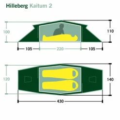 Hilleberg 2-Personen-Zelte|Winterzelte^KAITUM 2 - Tunnelzelt