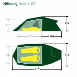Hilleberg 2-Personen-Zelte|Winterzelte^NALLO 3 GT - Tunnelzelt