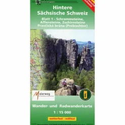 New HINTERE SÄCHSISCHE SCHWEIZ BLATT 1 Fahrradkarten|Wanderkarten Und Winterkarten