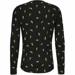 Clearance M MERINO 200 OASIS LS CREWE SNOW DAY AOP Herren - Langarmshirt Herren Shirts Und Tops