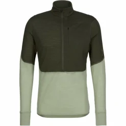 Herren Icebreaker Funktionsunterwäsche|Shirts Und Tops^MEN MERINO BLEND 200 REALFLEECE DESCENDER LS HALF ZIP Herren - Funktionsshirt