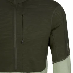 Herren Icebreaker Funktionsunterwäsche|Shirts Und Tops^MEN MERINO BLEND 200 REALFLEECE DESCENDER LS HALF ZIP Herren - Funktionsshirt