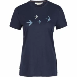 Damen Icebreaker Shirts Und Tops^WOMEN MERINO 150 TECH LITE SS TEE BIRD TRANSIT Damen - Funktionsshirt