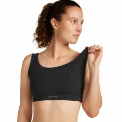 Outlet WOMEN MERINO BLEND RIB LOTUS BRA Damen - Sport BH Damen Unterwäsche