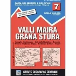 Sale IGC ITALIEN WK 7 VALLI MAIRA GRANA STURA - Wanderkarte Wanderkarten Und Winterkarten|Wanderkarten Und Winterkarten