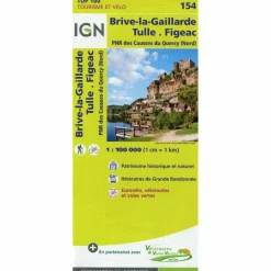 Sale IGN 154 BRIVE-LA-GAILLARDE 1:100 000 - Karte Straßenkarten|Straßenkarten