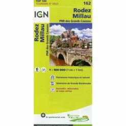 Outlet IGN 162 RODEZ MILLAU 1:100 000 - Karte Straßenkarten|Straßenkarten