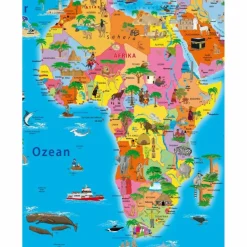 Clearance ILLUSTRIERTE POLITISCHE WELTKARTE - Karte Wandkarten Und Poster