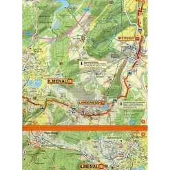 Fahrradkarten|Fahrradkarten^ILMTAL-RADWEG 1 : 35 000. RADWANDERATLAS - Fahrradkarte