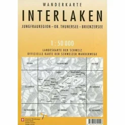 Wanderkarten Und Winterkarten|Wanderkarten Und Winterkarten^INTERLAKEN 1 : 50 000 - Wanderkarte
