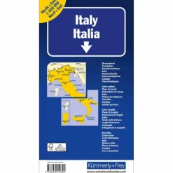 ITALIEN NORD + SÜD STRASSENKARTE 1 .6650 000 Straßenkarten|Straßenkarten