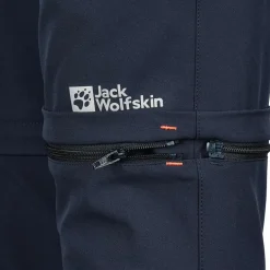 Kinder Jack Wolfskin Kinderhosen^ACTIVE ZIP OFF PANTS K Kinder - Softshellhose