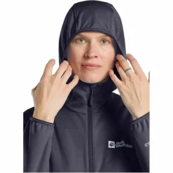 Damen Jack Wolfskin Outdoorjacken^FELDBERG HOODY W Damen - Softshelljacke